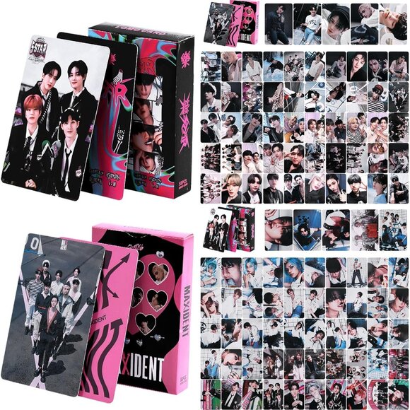 Stray Kids Merch Gift Box Set Including Photocard Holder, 3 Styles 165 Postcards - Picture 4 of 7